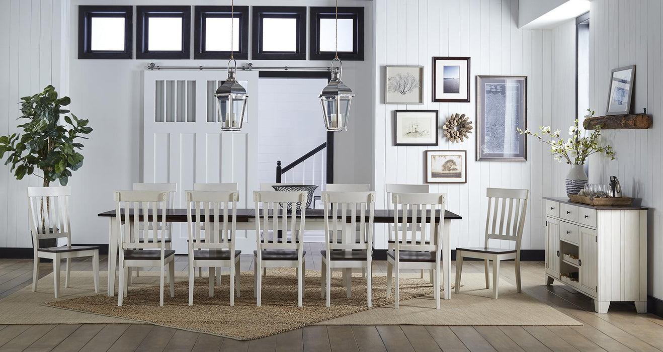 A-America Furniture Toluca Slatback Side Chair in Cherry (Set of 2)