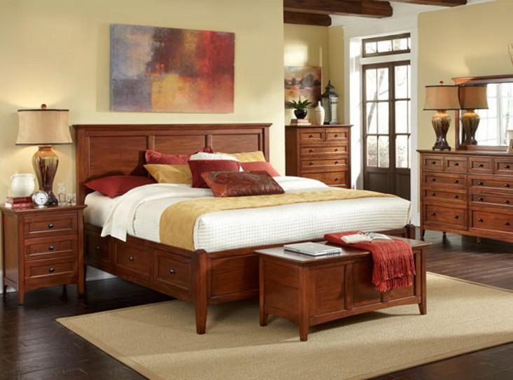 A-America Westlake Chest in Brown Cherry