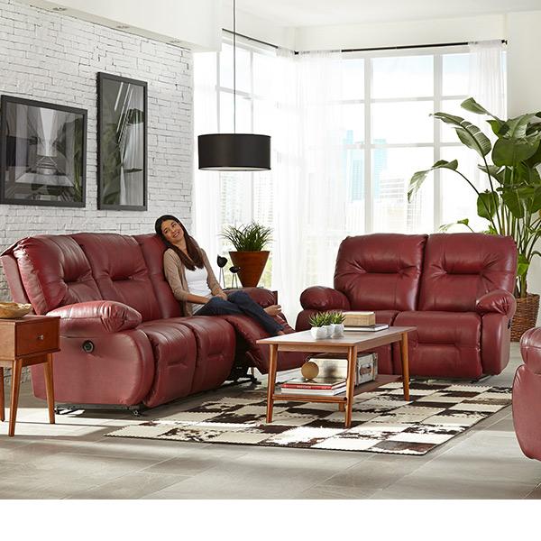 BRINLEY COLLECTION SPACE SAVER CONVERSATION SOFA- U700RA4