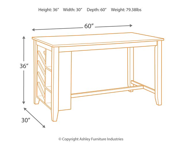 Rokane Counter Height Dining Set
