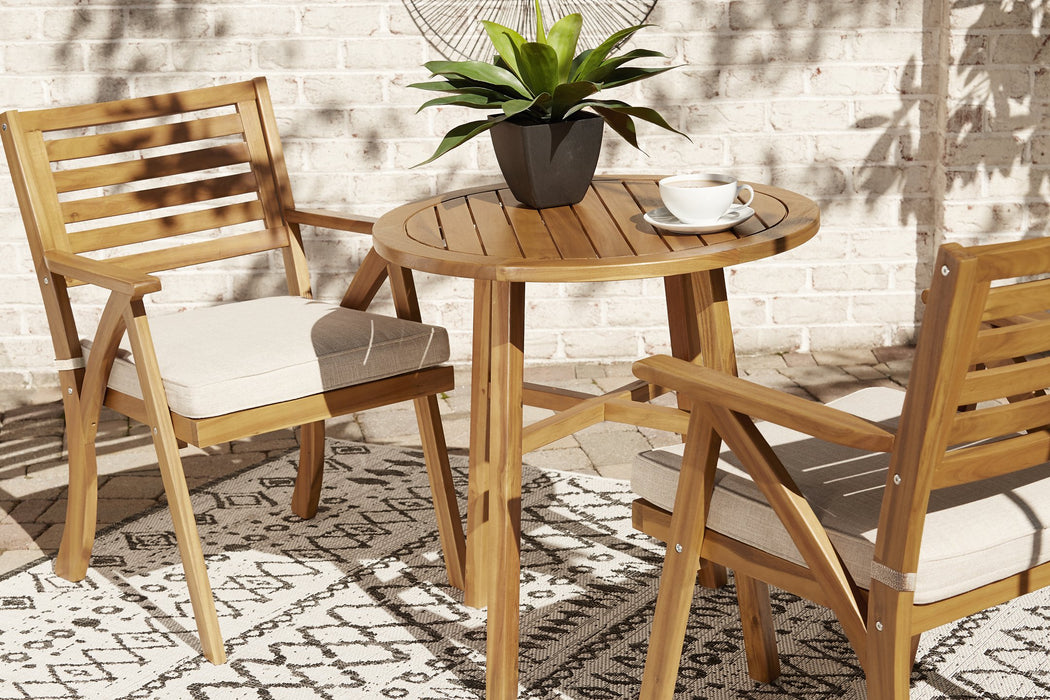 Vallerie 3-Piece Outdoor Dining Set