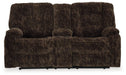 Soundwave Reclining Loveseat with Console image