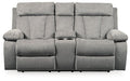 Mitchiner Reclining Loveseat with Console image