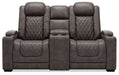 HyllMont Power Reclining Loveseat with Console image