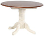 A-America British Isles 42" Dropleaf Dining Table in Merlot/Buttermilk image