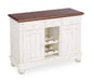 A-America British Isles Server in Merlot/Buttermilk image