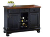 A-America British Isles Server in Oak/Black image