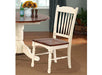 A-America British Isles Slatback Side Chair in Merlot/Buttermilk (Set of 2) image