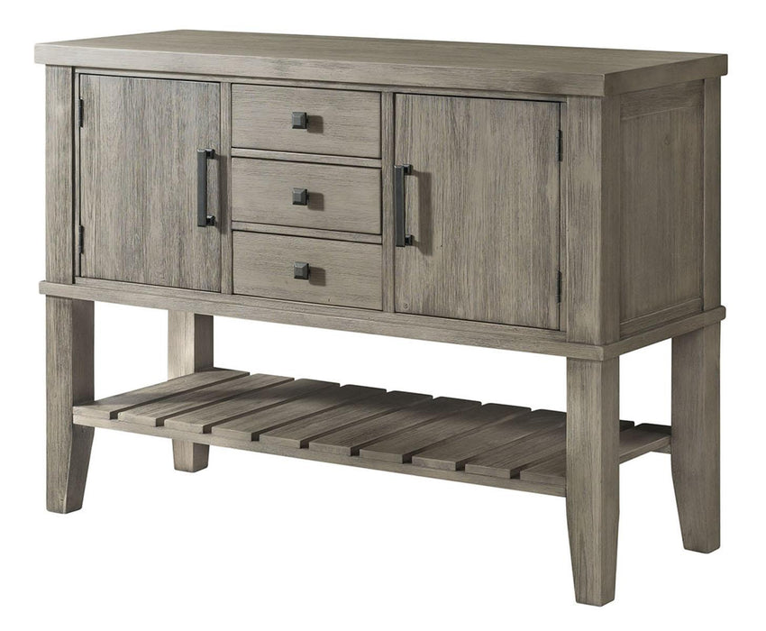 A-America Furniture Huron 51 Server in Distressed Gray image