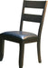 A-America Furniture Mariposa Ladderback Upholstered Side Chair in Warm Grey (Set of 2) image