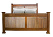 A-America Furniture Mission Hill King Slat Bed in Harvest image