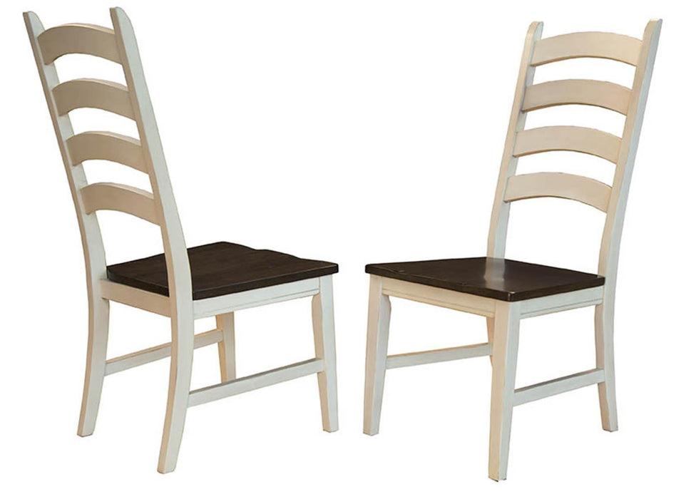 A-America Furniture Toluca Laddderback Side Chair in Cherry (Set of 2) image