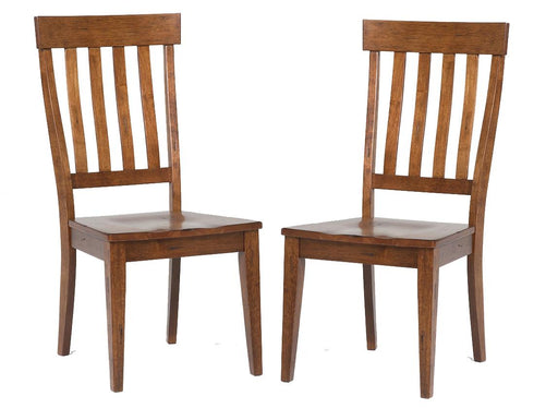 A-America Toluca Slat Back Side Chair in Rustic Amber (Set of 2) image