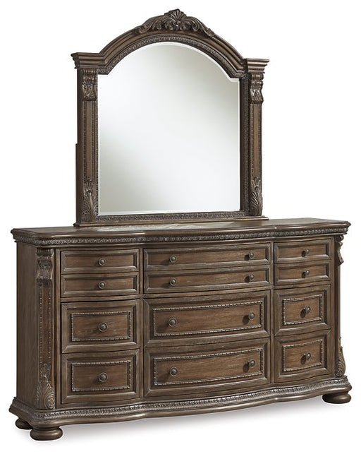Charmond Dresser and Mirror image