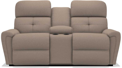La-Z-Boy Douglas Cashmere Power Reclining Loveseat with Headrest and Console image