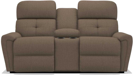 La-Z-Boy Douglas Java Power Reclining Loveseat with Headrest and Console image