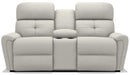 La-Z-Boy Douglas Pearl Power Reclining Loveseat with Headrest and Console image