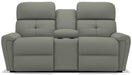 La-Z-Boy Douglas Fossil Power Reclining Loveseat with Headrest and Console image