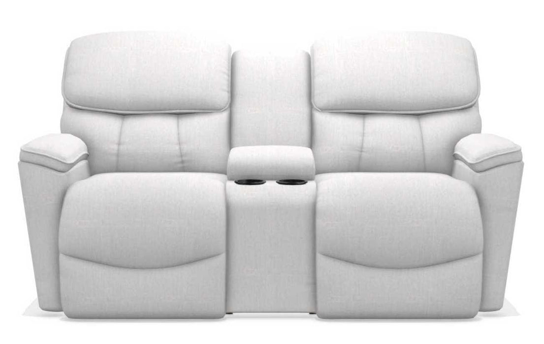 La-Z-Boy Kipling Muslin Power Reclining Loveseat With Headrest and Console image