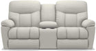 La-Z-Boy Morrison Pearl Power Reclining Loveseat with Console image