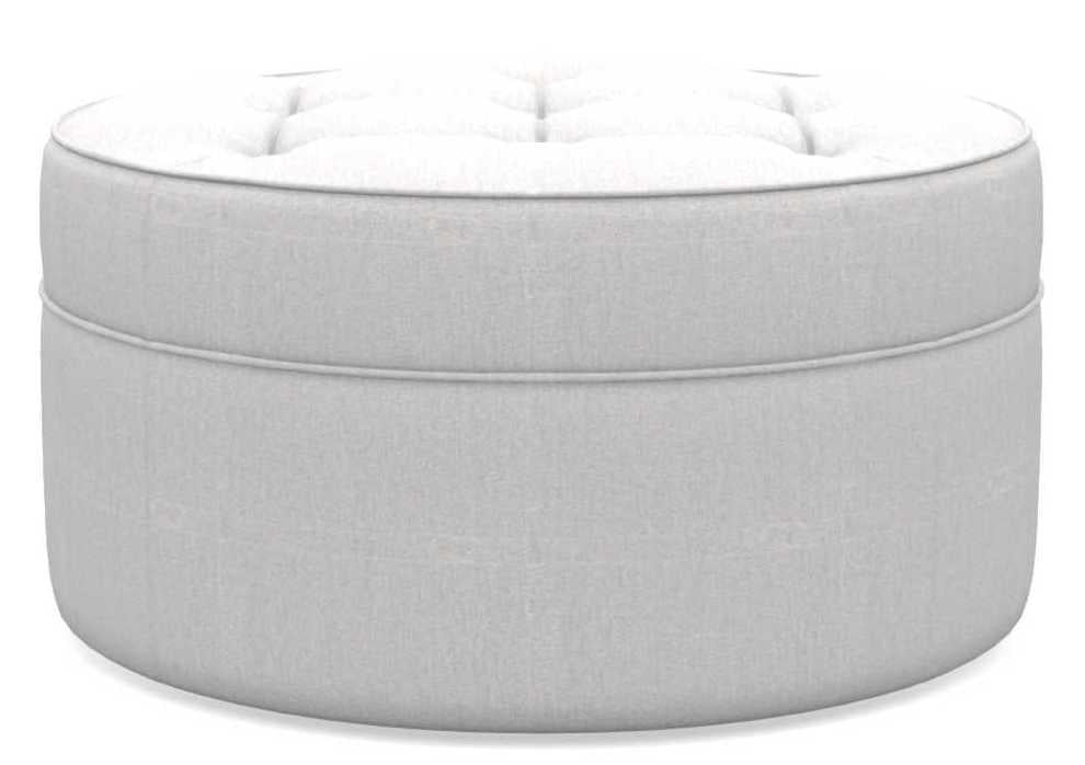 La-Z-Boy Roundabout Muslin Ottoman image