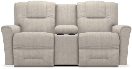 La-Z-Boy Easton Buff Power Reclining Loveseat with Headrest And Console image