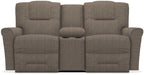 La-Z-Boy Easton Otter Power Reclining Loveseat with Headrest And Console image