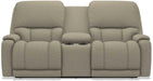La-Z-Boy Greyson Teak Power Reclining Loveseat with Headrest And Console image