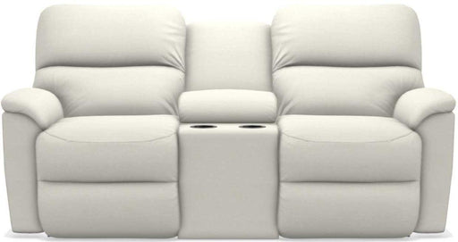 La-Z-Boy Brooks Shell Power Reclining Loveseat With Headrest & Console image