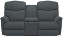 La-Z-Boy Lancer Power La-Z Time Navy Full Reclining Loveseat with Console image