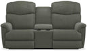 La-Z-Boy Lancer Power La-Z Time Charcoal Full Reclining Loveseat with Console image