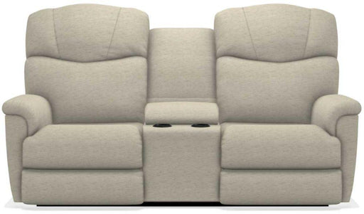 La-Z-Boy Lancer Sand Power Reclining Loveseat with Headrest and Console image