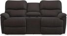 La-Z-Boy Trouper PowerRecline La-Z-Time Walnut Reclining Loveseat with Console image