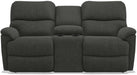 La-Z-Boy Trouper PowerRecline La-Z-Time Ink Reclining Loveseat with Console image