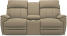 La-Z-Boy Talladega Wicker La-Z-Time Full Reclining Loveseat With Console image