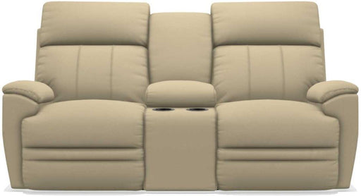 La-Z-Boy Talladega Sand La-Z-Time Full Reclining Loveseat With Console image