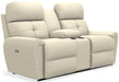 La-Z-Boy Douglas Ice La-Z-Time Full Power Reclining Loveseat With Console image