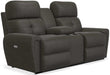 La-Z-Boy Douglas Charcoal La-Z-Time Full Power Reclining Loveseat With Console image