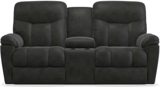 La-Z-Boy Morrison Navy La-Z-Time Full Reclining Loveseat w/Console image