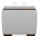 La-Z-Boy Leo Muslin Ottoman image