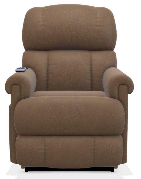 La-Z-Boy Pinnacle Platinum Chocolate Power Lift Recliner with Massage and Heat image