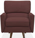 La-Z-Boy Bellevue Burgundy High Leg Swivel Chair image