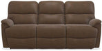 La-Z-Boy Trouper PowerRecline La-Z-Time Whiskey Reclining Sofa image