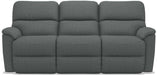 La-Z-Boy Brooks Gray Power Reclining Sofa with Headrest image
