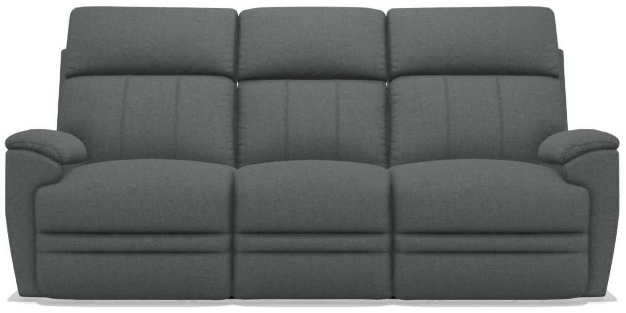 La-Z-Boy Talladega Grey Power Reclining Sofa w/ Headrest image